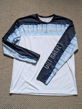 Guy Harvey L performance fishing stretch long sleeve Shirt